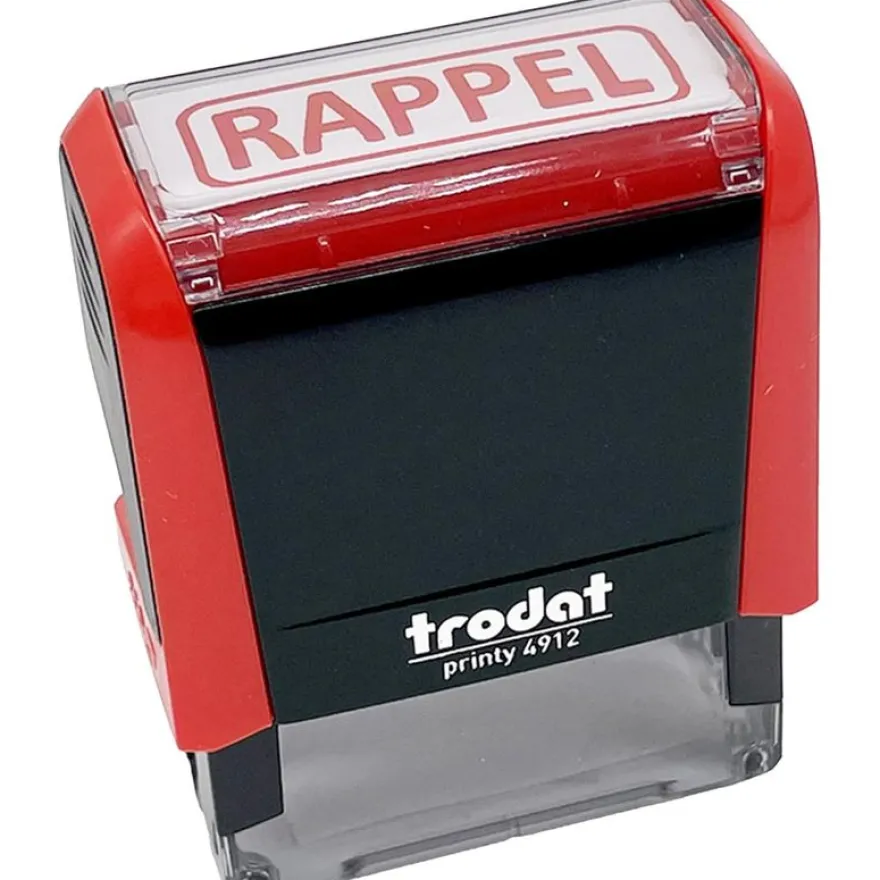 Trodat Xprint - Tampon formule "Rappel" - rouge