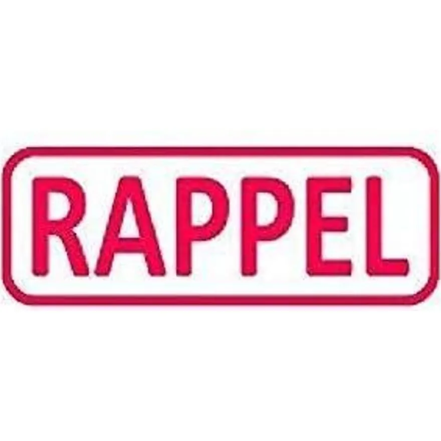 Trodat Xprint - Tampon formule "Rappel" - rouge