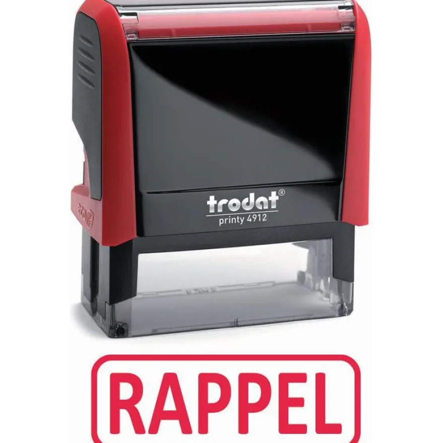 Trodat Xprint - Tampon formule "Rappel" - rouge