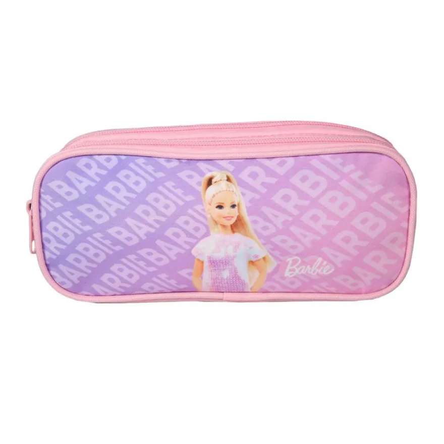 Trousse Barbie - 2 compartiments - rose - Bagtrotter