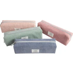 Trousse carrée Velvet - 1 compartiment - disponible dans différentes couleurs - Exacompta