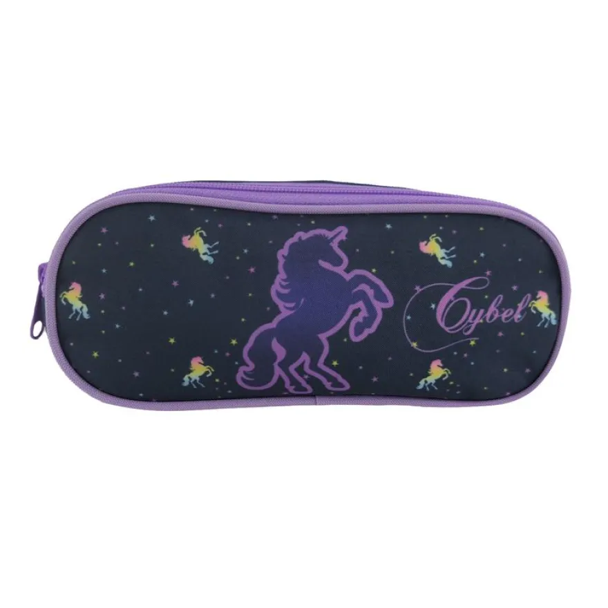 Trousse Cybel - 2 compartiments - bleu - Bagtrotter