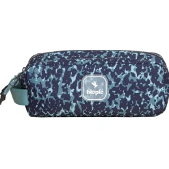 Trousse double entrée scolaire Juliette - 22 x 7 x 9 cm - disponible dans différentes couleurs - Biopic