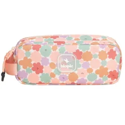 Trousse double entrée scolaire Juliette - 22 x 7 x 9 cm - disponible dans différentes couleurs - Biopic