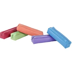 Trousse Fun en cuir - 1 compartiment - différents coloris et formes disponibles - Viquel