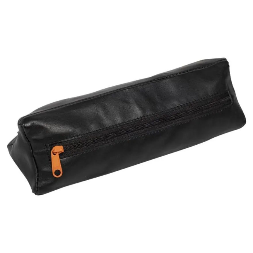 Trousse Merinos triangulaire - 3 compartiments - noir - Quo Vadis