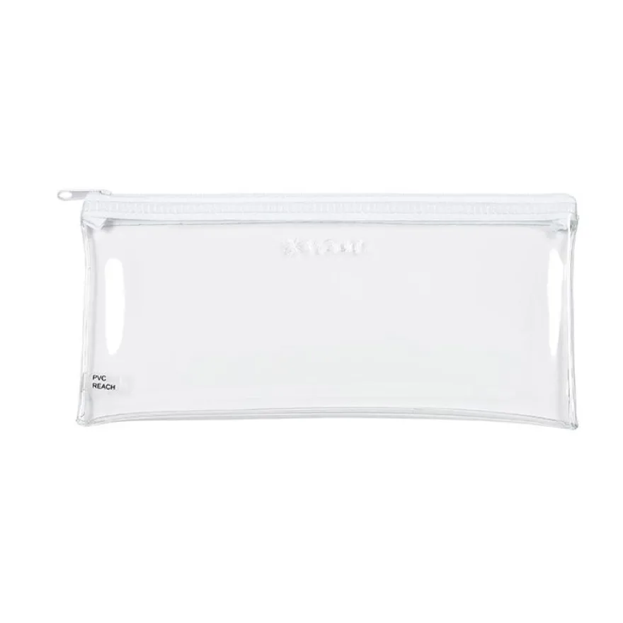 Trousse plate Crystal - 1 compartiment - 5 coloris disponibles - Viquel