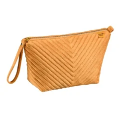 Trousse pochette Colette - 1 compartiment - jaune moutarde - Quo Vadis