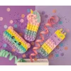 Trousse Pop‑It panda multicolore avec bulles antistress - surface lavable et douce