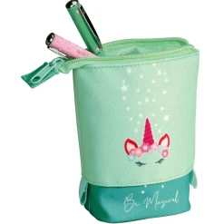 Trousse pot à crayons Shool "Pop-Up" - 1 compartiment - disponible en 4 motifs licorne - Carpentras