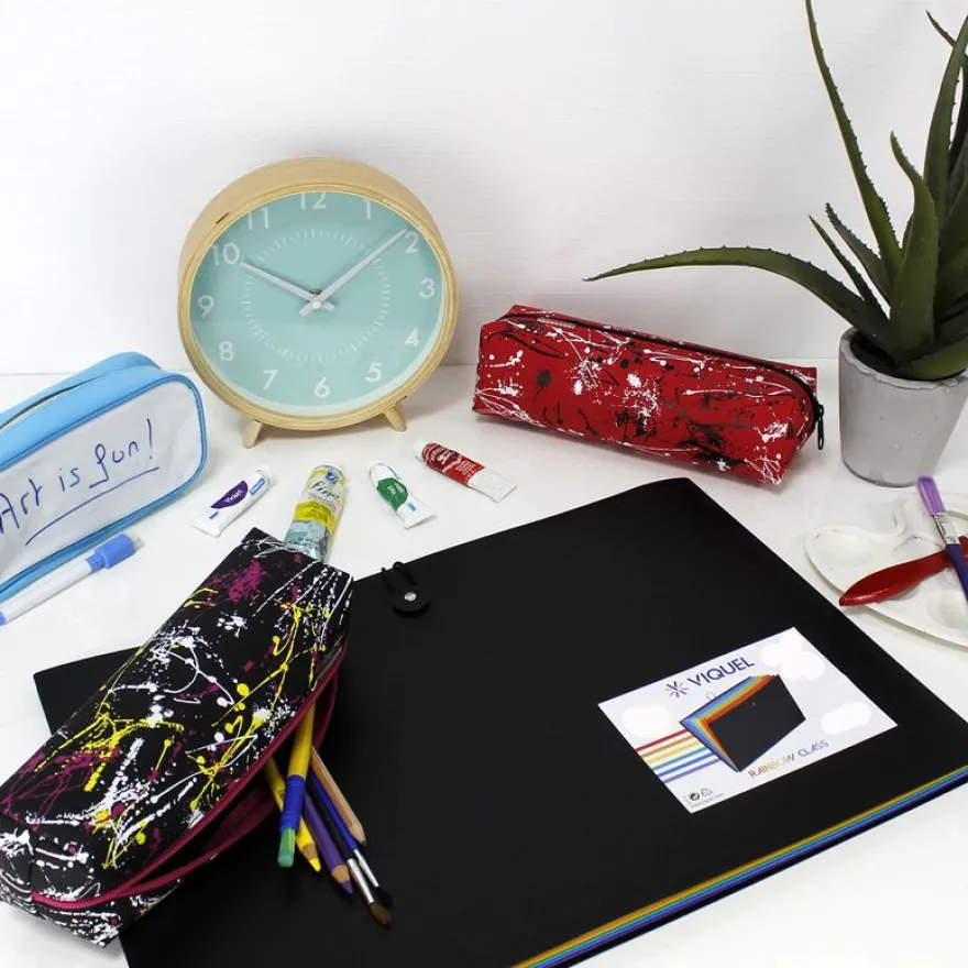 Trousse rectangulaire Artist XL - 1 compartiment - 3 coloris disponibles - Viquel