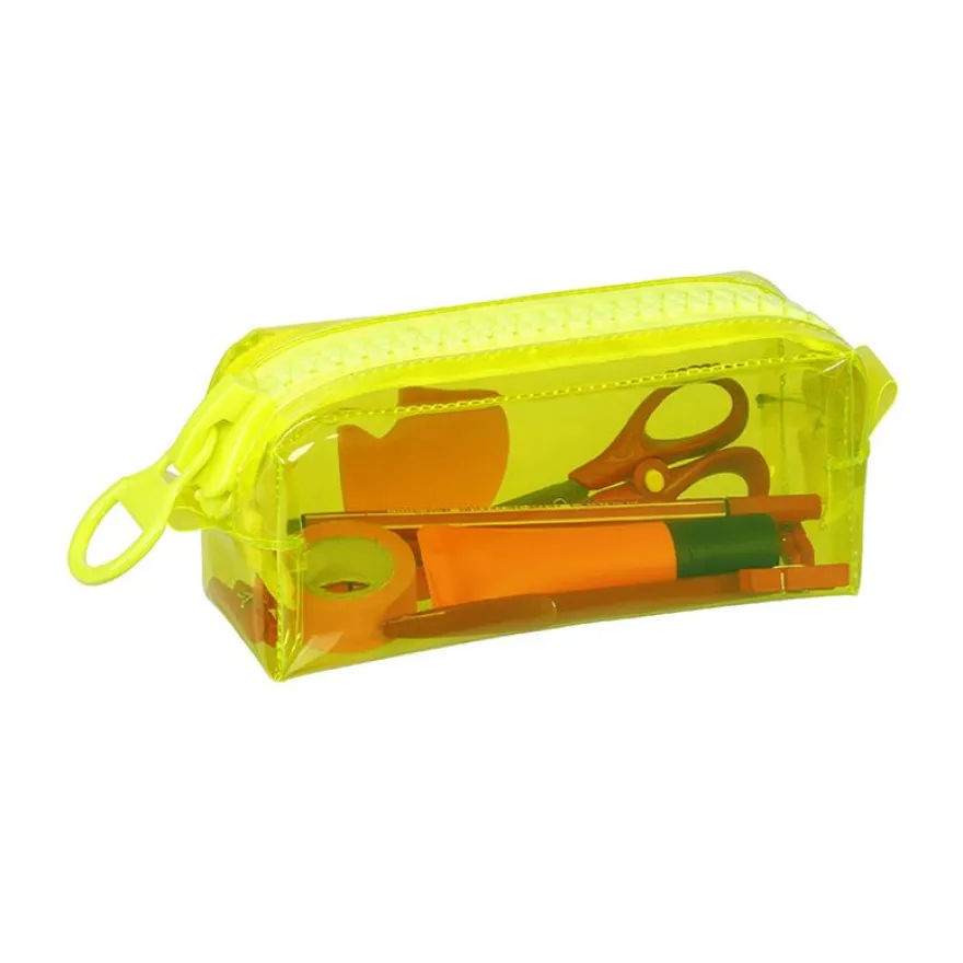 Trousse rectangulaire Big Zip - 1 compartiment - 2 modèles disponibles - Viquel