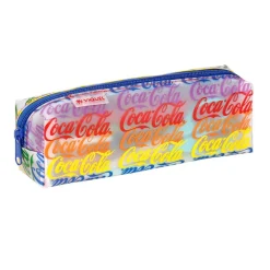 Trousse rectangulaire Coca-Cola - 1 compartiment - 2 modèles disponibles - Viquel