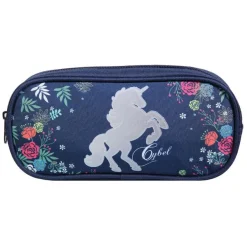 Trousse rectangulaire Cybel - 1 compartiment - bleu - Bagtrotter