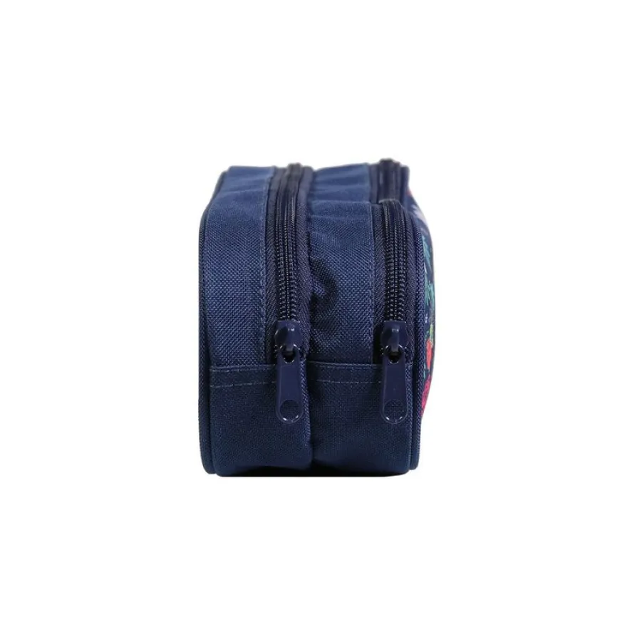 Trousse rectangulaire Cybel - 2 compartiments - bleu - Bagtrotter