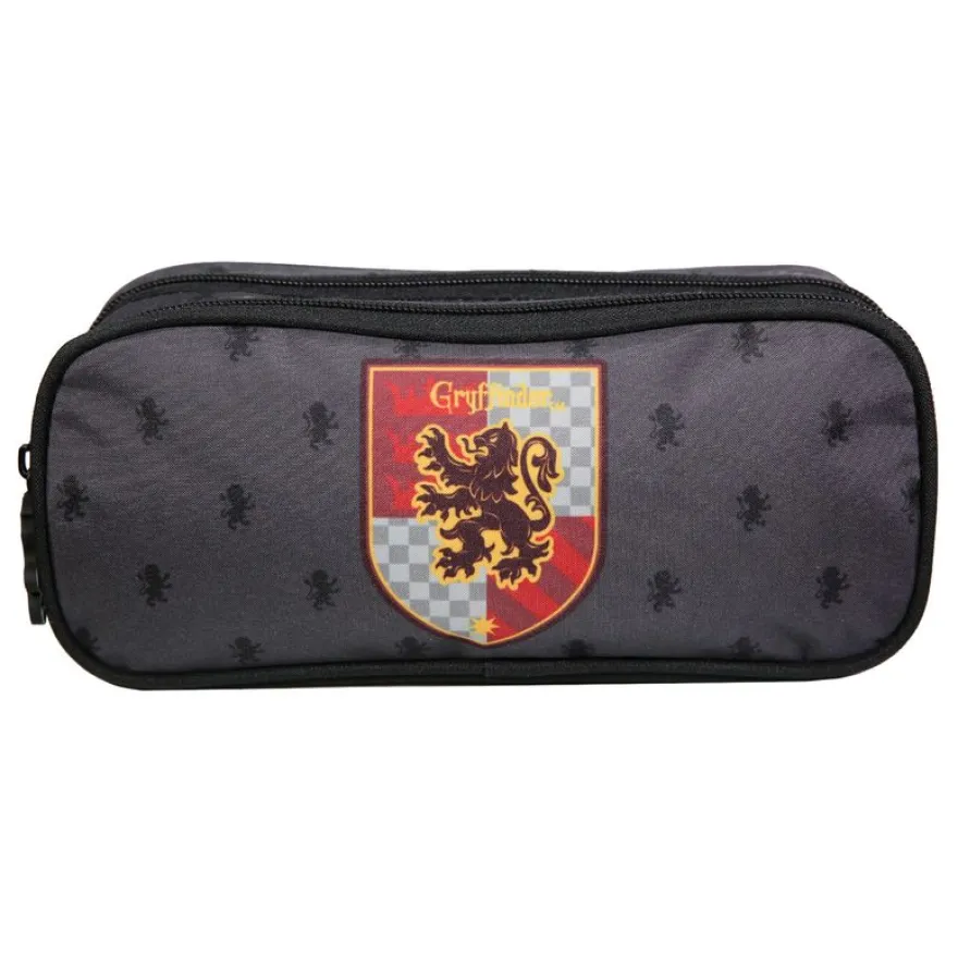 Trousse rectangulaire Harry Potter - 2 compartiments - gris - Bagtrotter