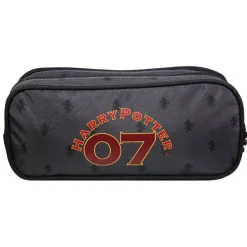 Trousse rectangulaire Harry Potter - 2 compartiments - gris - Bagtrotter