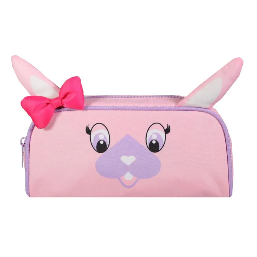 Trousse rectangulaire Kids - 1 compartiment - rose - Bagtrotter
