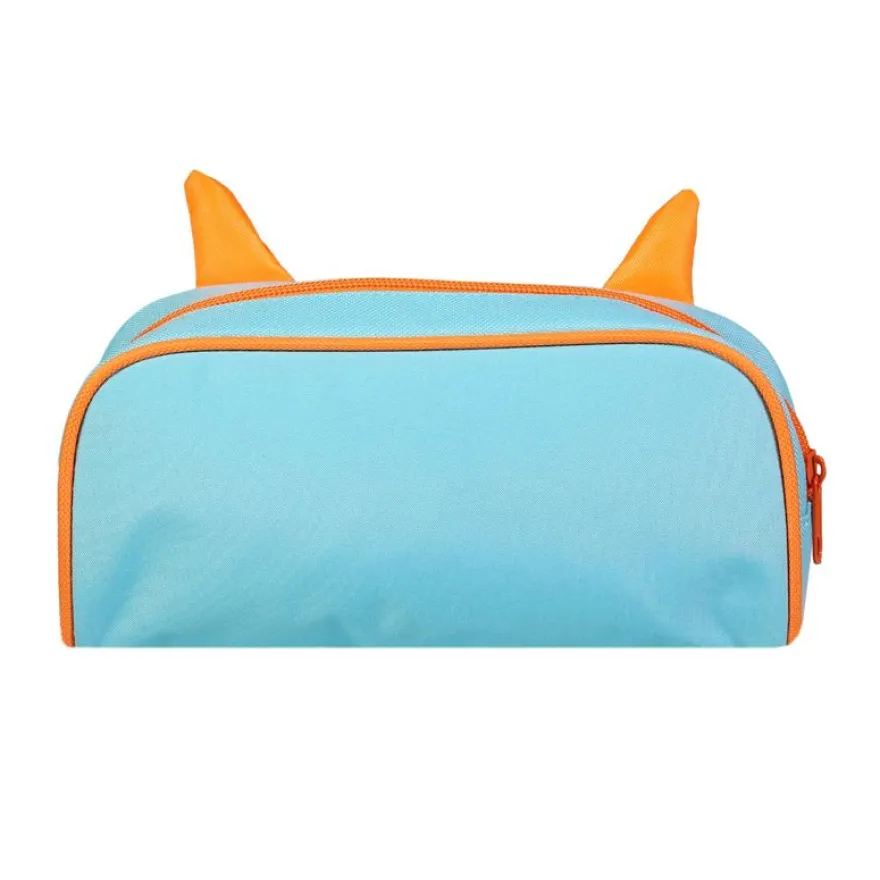 Trousse rectangulaire Kids - 1 compartiment - bleu - Bagtrotter