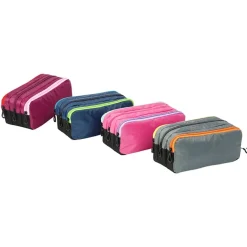 Trousse rectangulaire King Size Triple - 3 compartiments - 4 coloris disponibles - Viquel