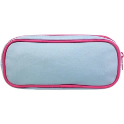 Trousse rectangulaire Lililou - 2 compartiments - rose - Bagtrotter