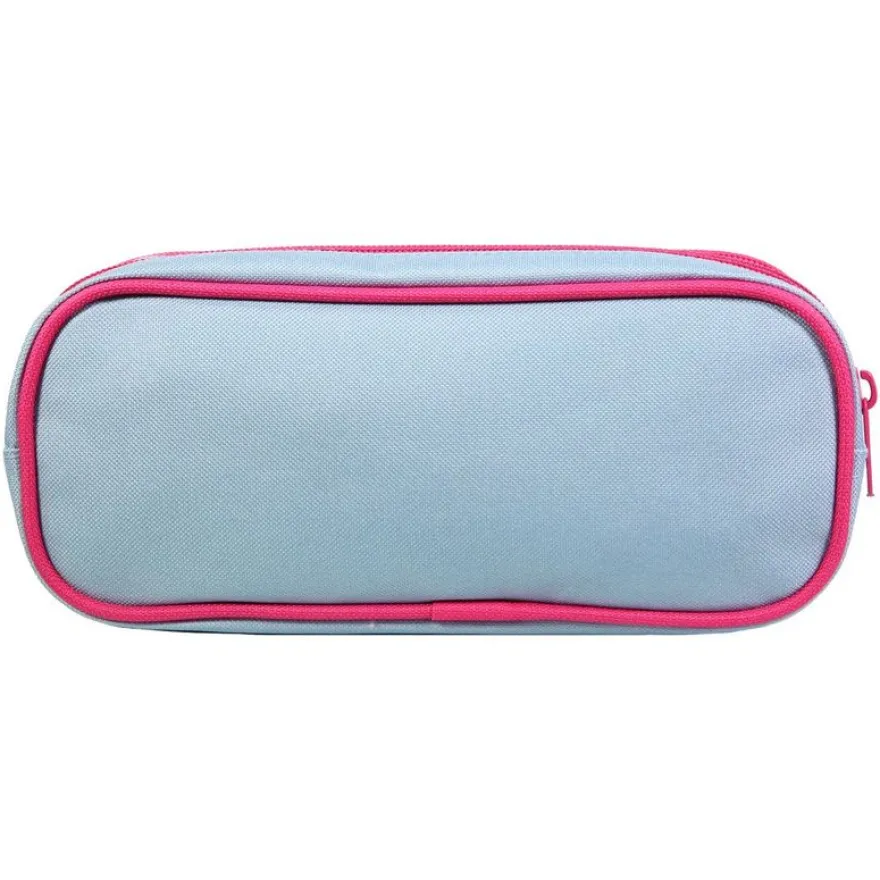 Trousse rectangulaire Lililou - 2 compartiments - rose - Bagtrotter