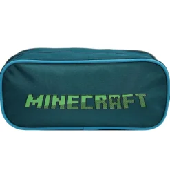 Trousse rectangulaire Minecraft - 2 compartiments - vert - Bagtrotter