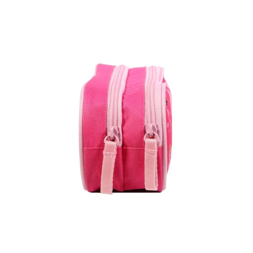 Trousse rectangulaire Phileas Danseuses - 2 compartiments - rose - Bagtrotter