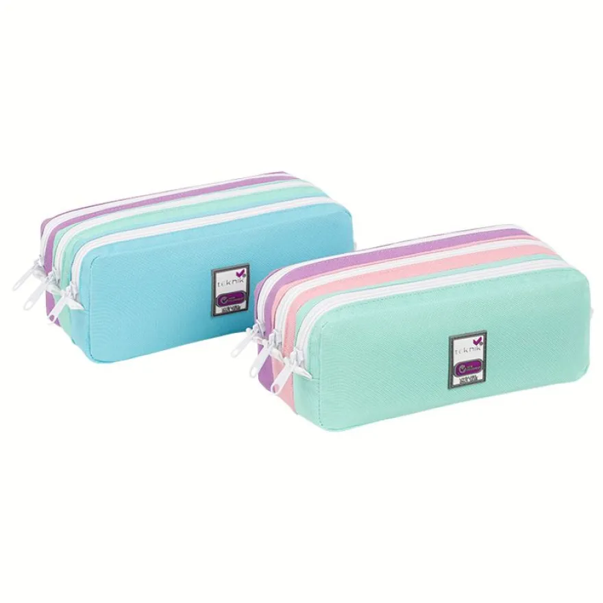 Trousse rectangulaire Teknik - 3 compartiments - 2 modèles disponibles - Viquel