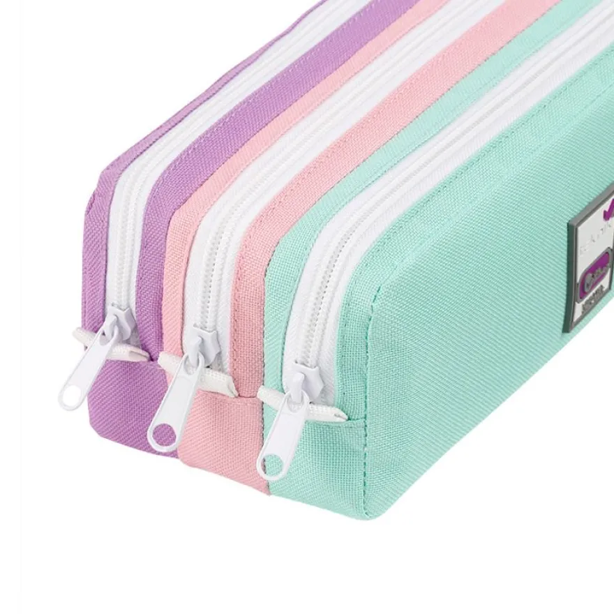Trousse rectangulaire Teknik - 3 compartiments - 2 modèles disponibles - Viquel