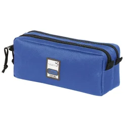 Trousse rectangulaire Teknik Double - 2 compartiments - 3 coloris disponibles - Viquel