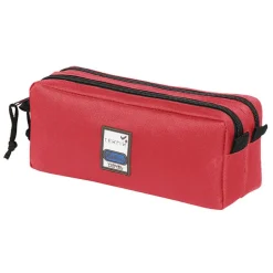 Trousse rectangulaire Teknik Double - 2 compartiments - 3 coloris disponibles - Viquel