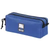 Trousse rectangulaire Teknik Double - 2 compartiments - bleu marine - Viquel