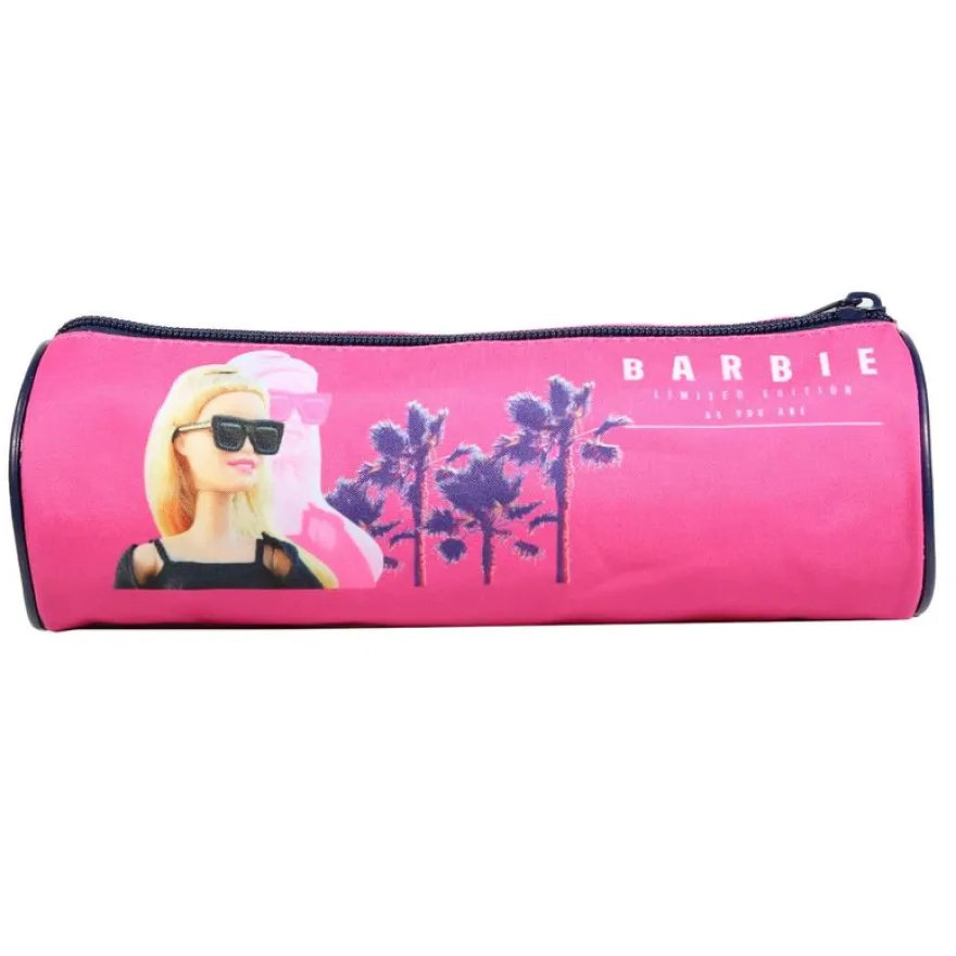 Trousse ronde Barbie Limited Edition - 1 compartiment - rose - Bagtrotter