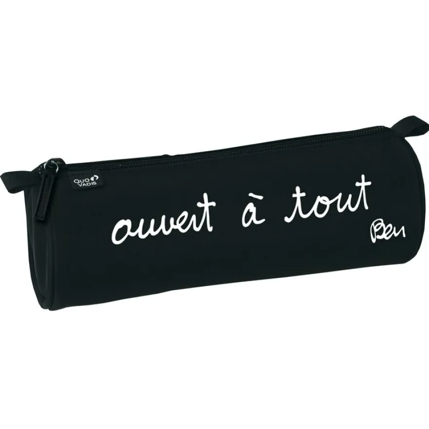 Trousse ronde Ben - 1 compartiment - différents modèles disponibles - Quo Vadis