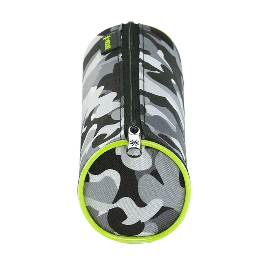 Trousse ronde Camouflage - 1 compartiment - 2 modèles disponibles - Viquel