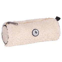 Trousse ronde Camps Sherpa - 1 compartiment - rose doux - Kid'Abord