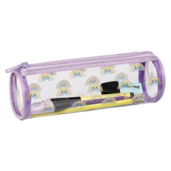 Trousse ronde Cutie - 1 compartiment - 3 modèles disponibles - Exclusivité Bureau Vallée - Viquel
