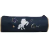 Trousse ronde Cybel - 1 compartiment - bleu marine - Bagtrotter
