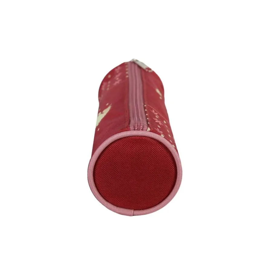 Trousse ronde Cybel - 1 compartiment - rose - Bagtrotter