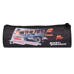 Trousse ronde Fast and Furious - 1 compartiment - noir - Bagtrotter