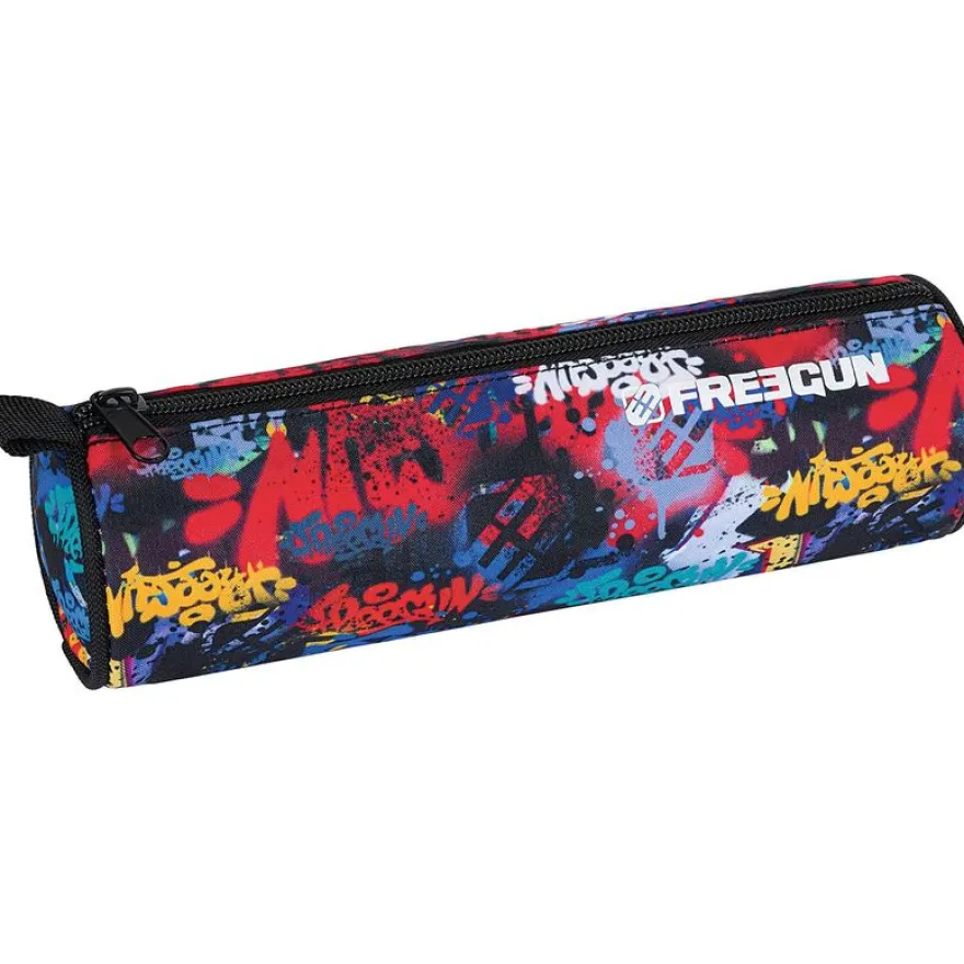 Trousse ronde Freegun - 1 compartiment - disponible dans différentes couleurs - Oberthur