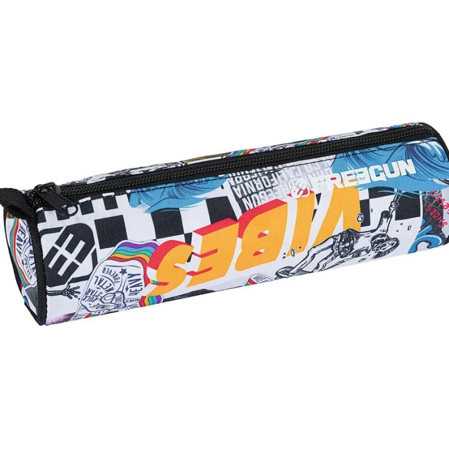 Trousse ronde Freegun - 1 compartiment - disponible dans différentes couleurs - Oberthur