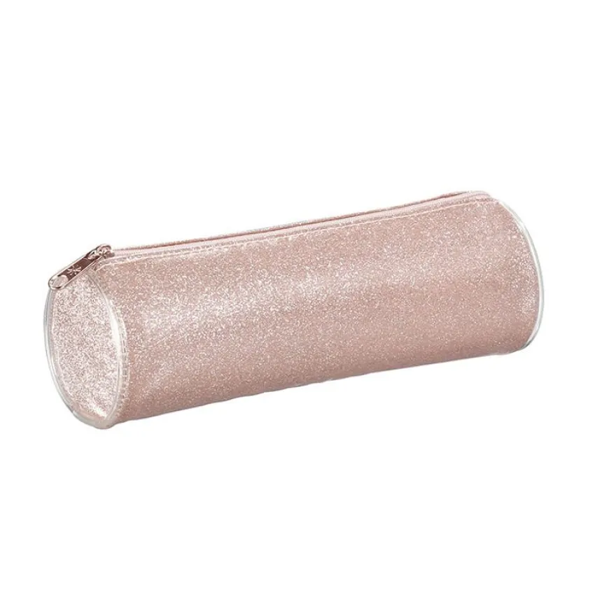 Trousse ronde Gloss - 1 compartiment - 3 coloris disponibles - Viquel