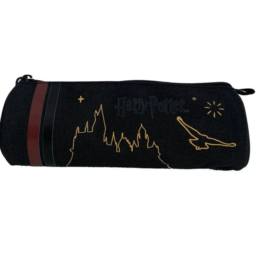 Trousse ronde Harry Potter Gryffondor - 1 compartiment - gris - Kid'Abord