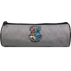 Trousse ronde Harry Potter - 1 compartiment - gris - Bagtrotter