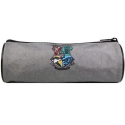 Trousse ronde Harry Potter - 1 compartiment - gris - Bagtrotter