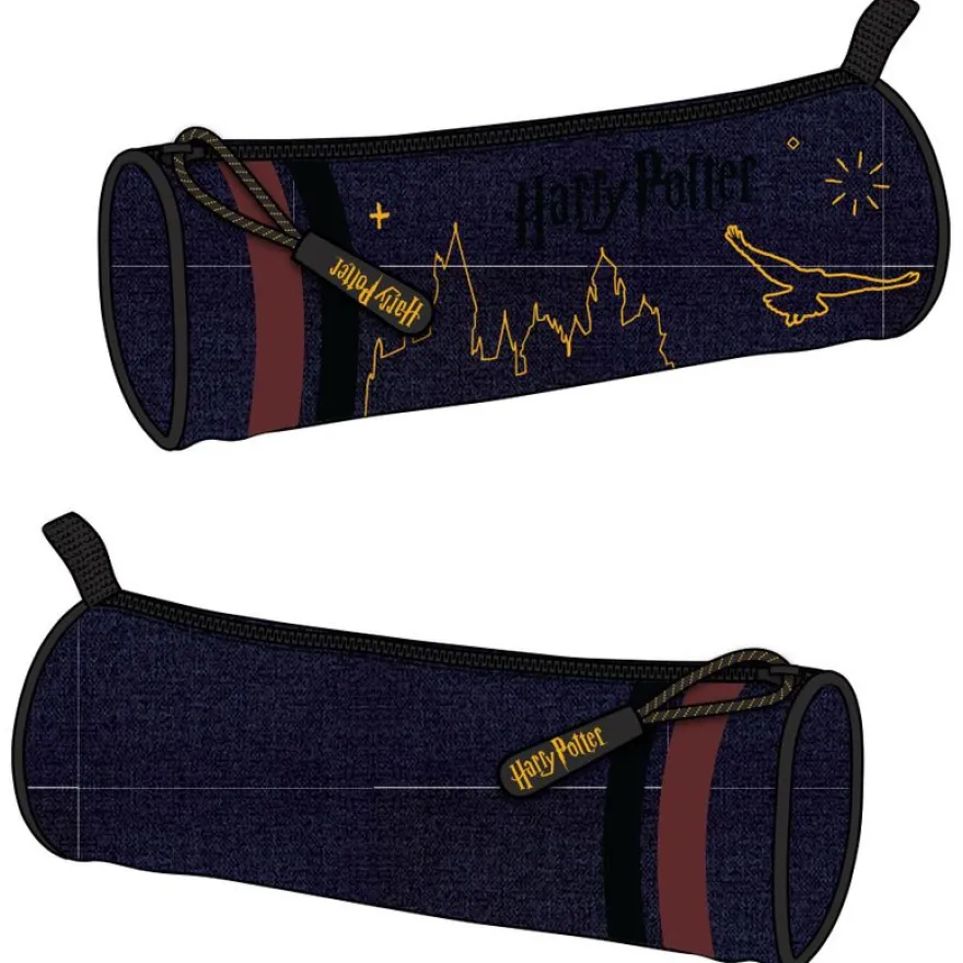 Trousse ronde Harry Potter Gryffondor - 1 compartiment - marine - Kid'Abord