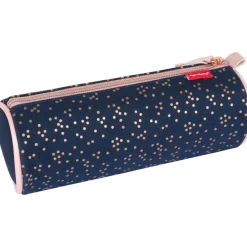 Trousse ronde Kickers Girl - 1 compartiment - marine - Oberthur