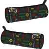 Trousse ronde KIP Gamer next level - 1 compartiment - noir - Kid'Abord